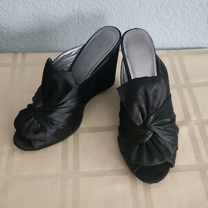 Chic Black Women's Wedge Shoes